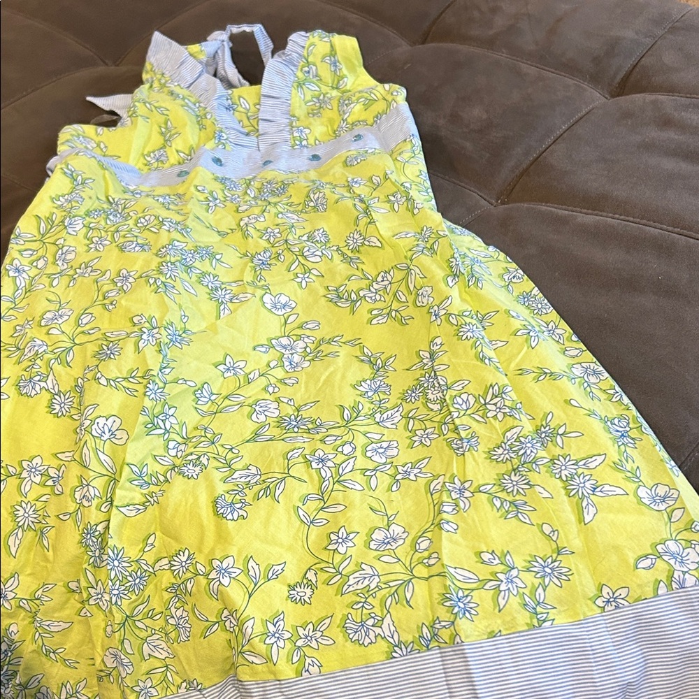 Limited Too Yellow Floral Kids Dress
